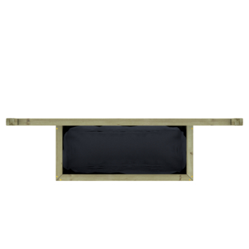Bloembak dubbele trellis klimrek 40 x 90 x 140 cm