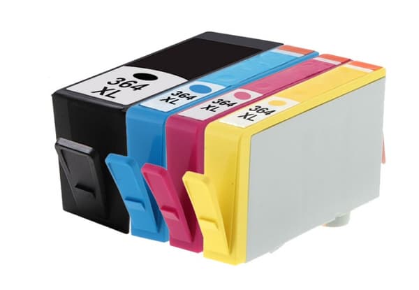 HP 364 XL SM596EE Blekkpatron kompatibel, økonomipakke 4 stk