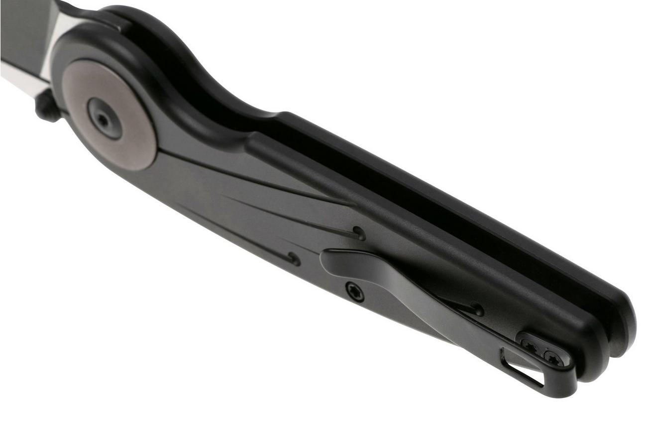 Civivi Starflare C23052-1 Blackwashed Satin Flat Nitro-V, Black Aluminum, zakmes