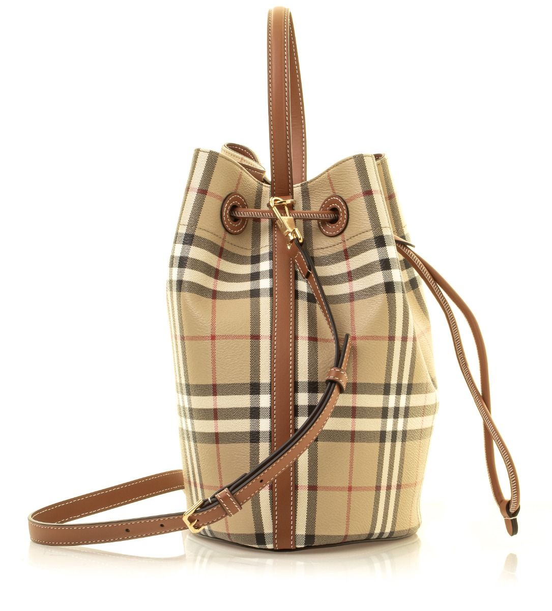 Burberry Small Drawstring Bucket Bag