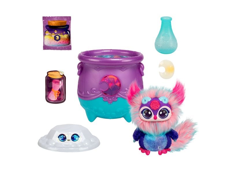 moose Magic Mixies S4 Magical Cauldorn Moon assortiert Zauberkessel mit Überraschungs-Plüschtier