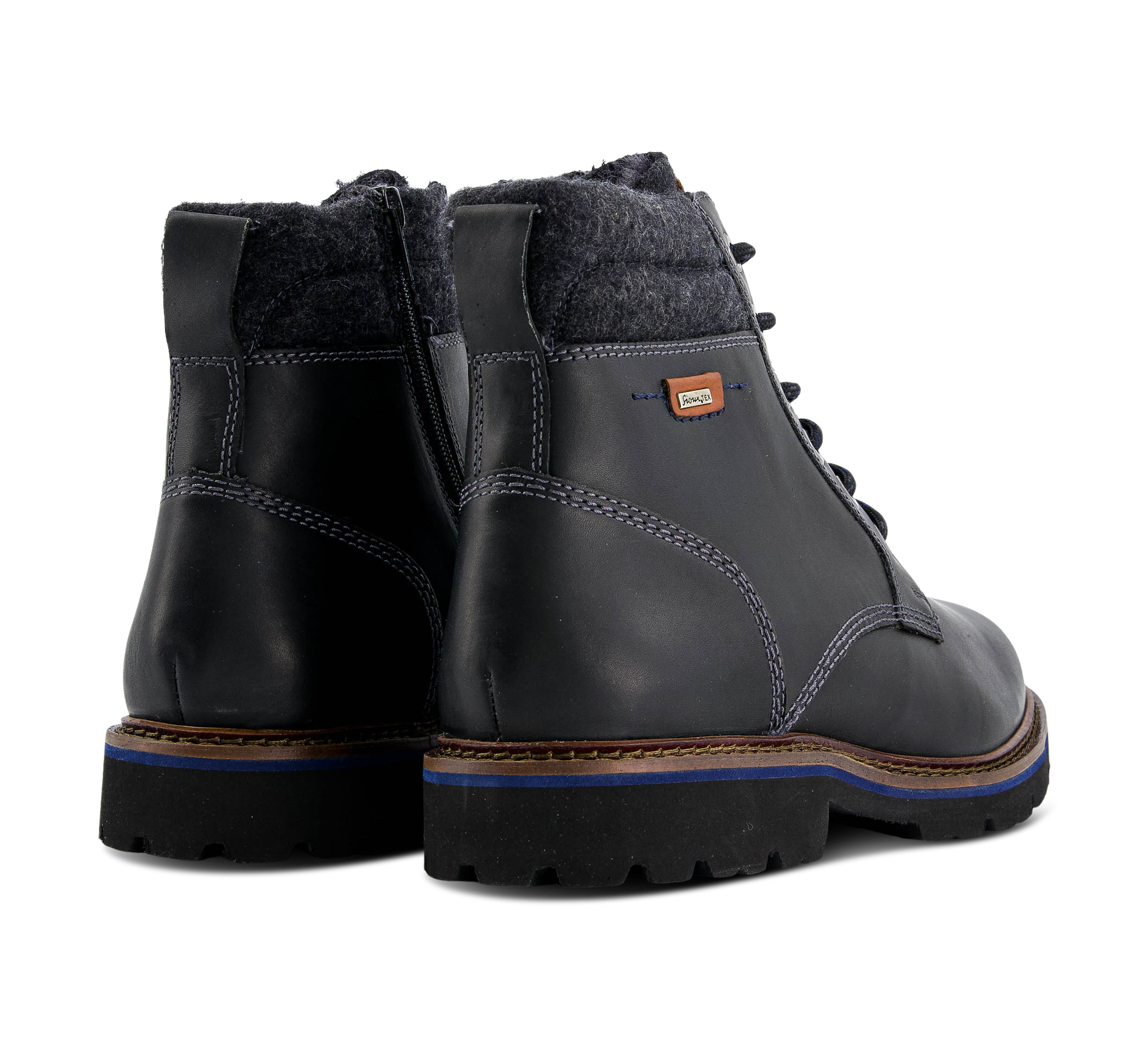 Sioux Adalrik - Schnürstiefel Leder schwarz