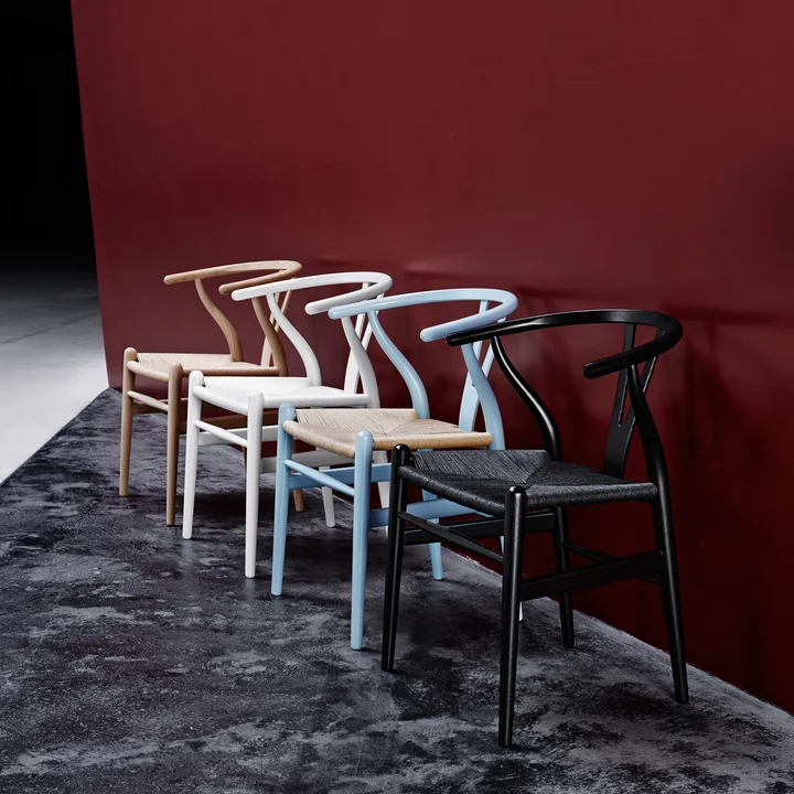 Carl Hansen - CH24 Wishbone Chair, Eiche geseift / Naturgeflecht