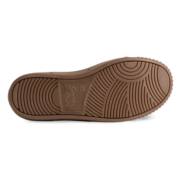 Spring Court Baskets Basses Scratchs G2 Nappa | Blanc cassé