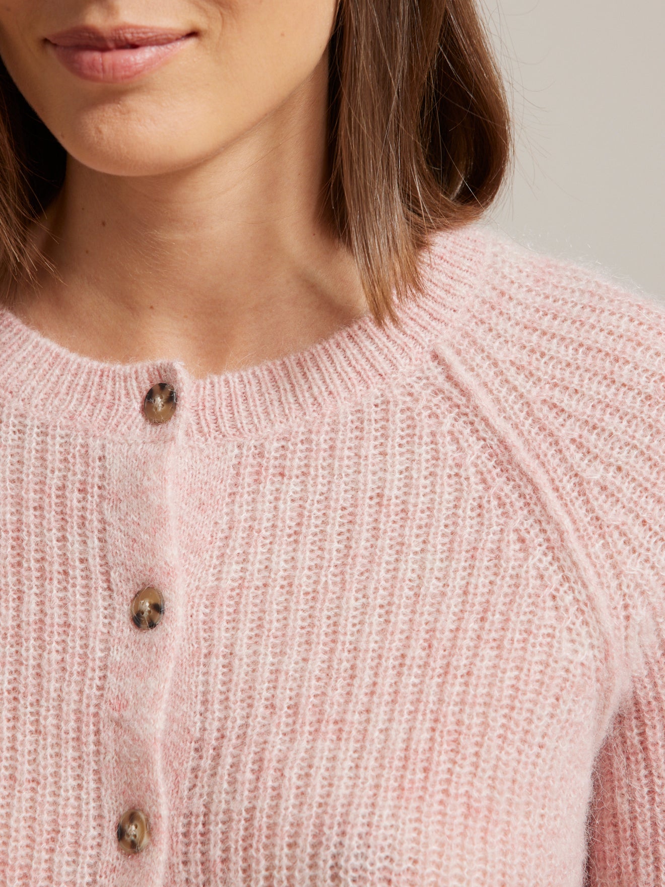 Cardigan maille perlée femme