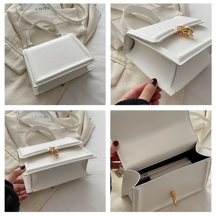 Kleevelind - Crossbodytas met klep en handvat
