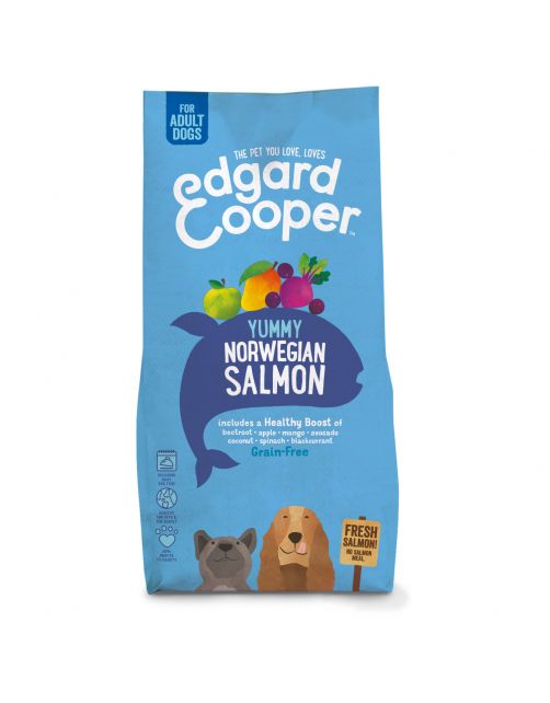 Edgard&Cooper Yummy Norwegian Salmon Adult Zalm&Rode Biet&Appel - Hondenvoer