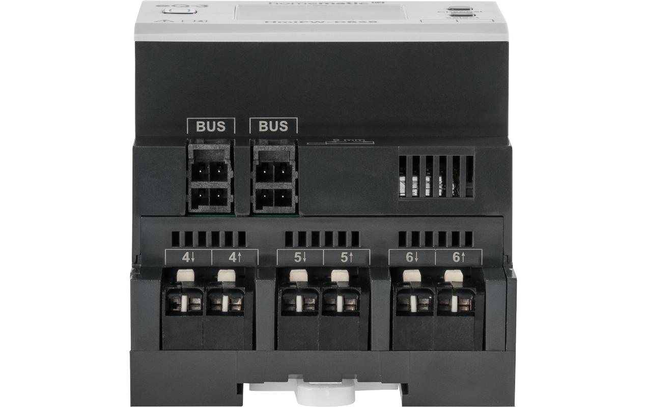 Smart Home Wired Schaltaktor 8-fach<br>Steuerung angeschlossener Verbraucher über acht Kanäle – HmIPW-DRS8