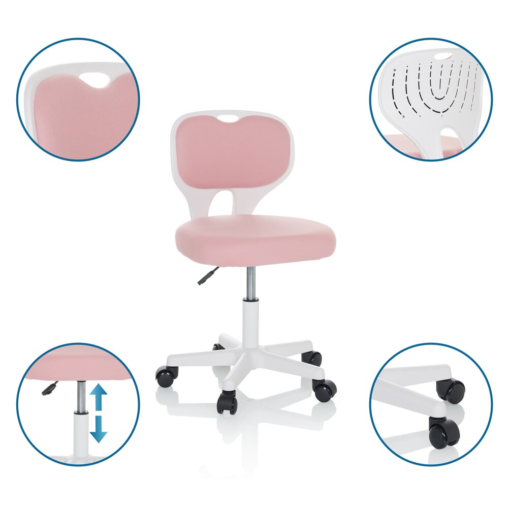 Kinderdrehstuhl KIDDY TOP W Stoff ohne Armlehnen hjh OFFICE