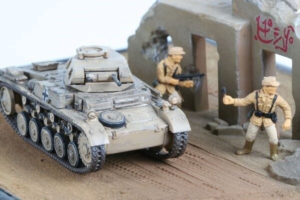 Revell - Pzkpfw II Ausf. F Tank Byggesæt - 1:76 - 03229