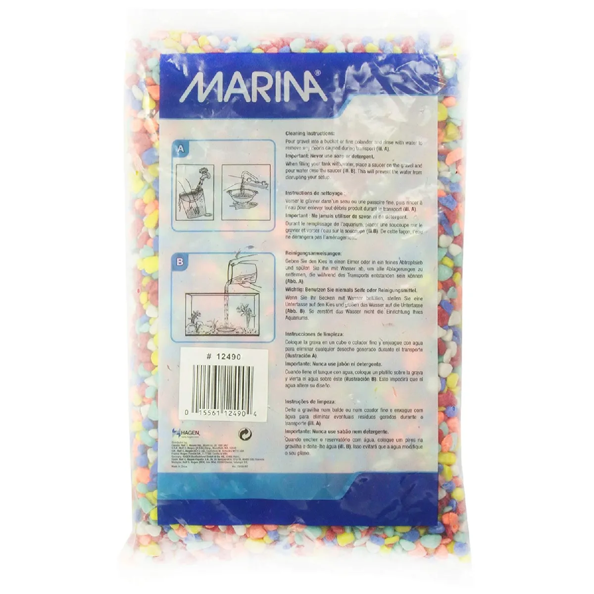 Marina Gravier décoratif multicolore - 2 kg