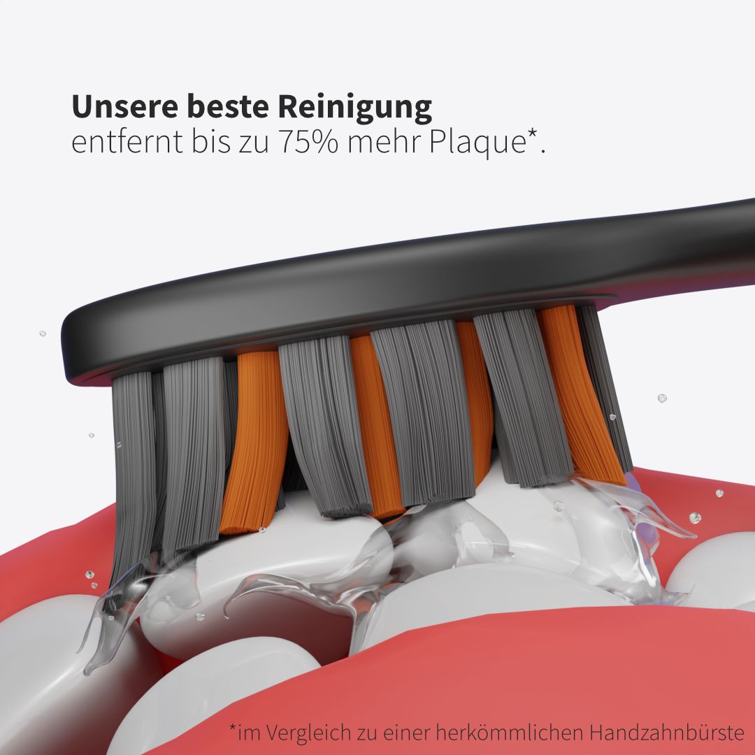 Zahnheld Bürstenkopf Pro X-Clean weiß (6 Stück)
