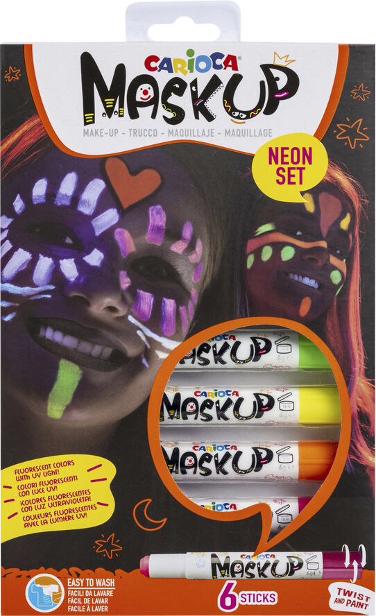 CARIOCA CARIOCA 6xFACEPAINT NEON