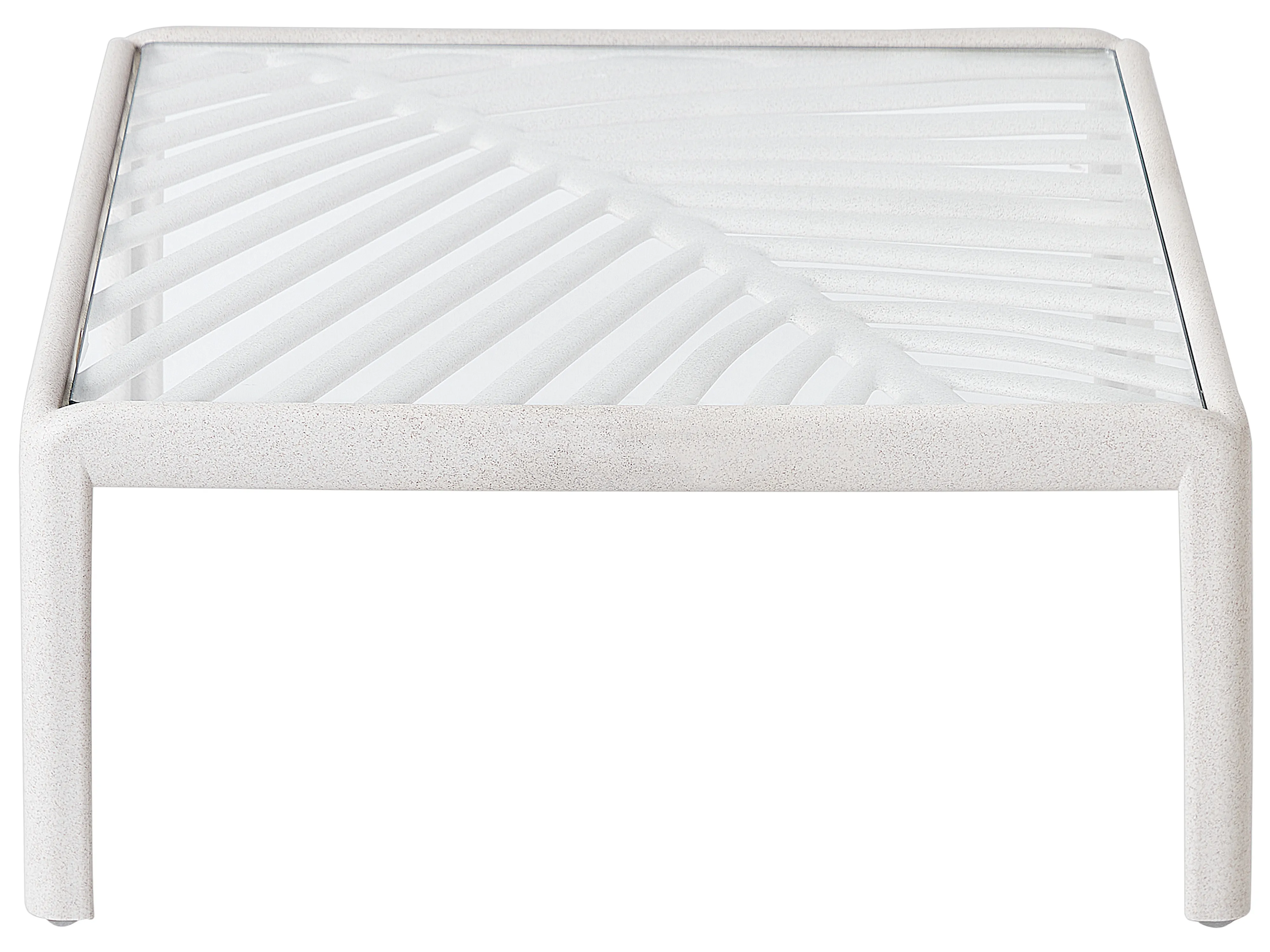 Tuin salontafel FERRETTI 69 cm 69 cm Lichtbeige