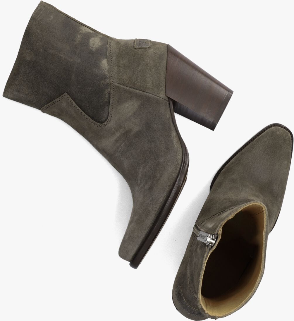 SHABBIES taupe shabbies enkellaarsjes 183020299