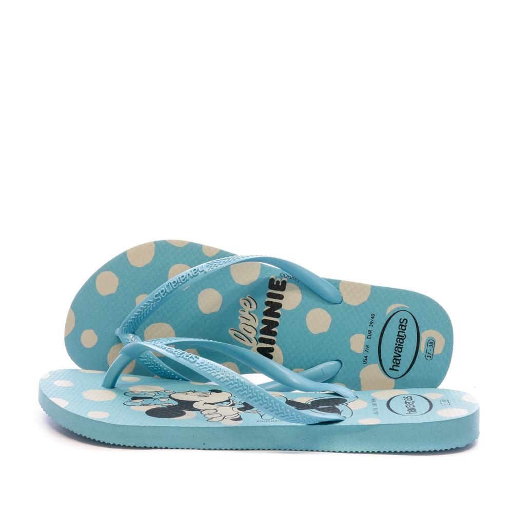 Havaianas Tongs Bleu Femme Havaianas Slim Disney