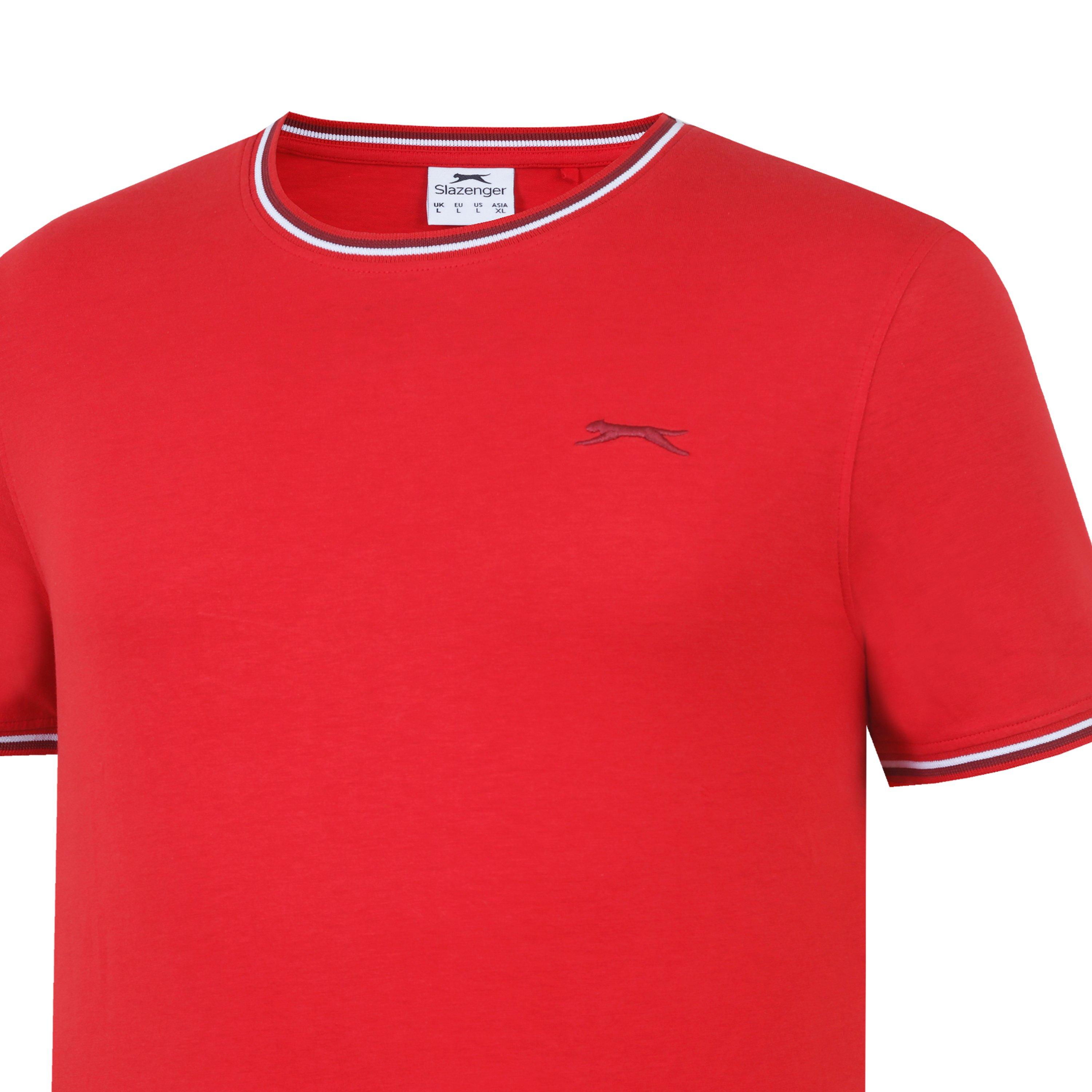 Slazenger Tipped T Shirt Mens