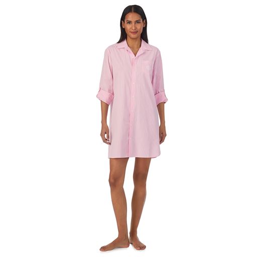 Lauren Ralph Lauren Natskjorte, Pink Stripe, M