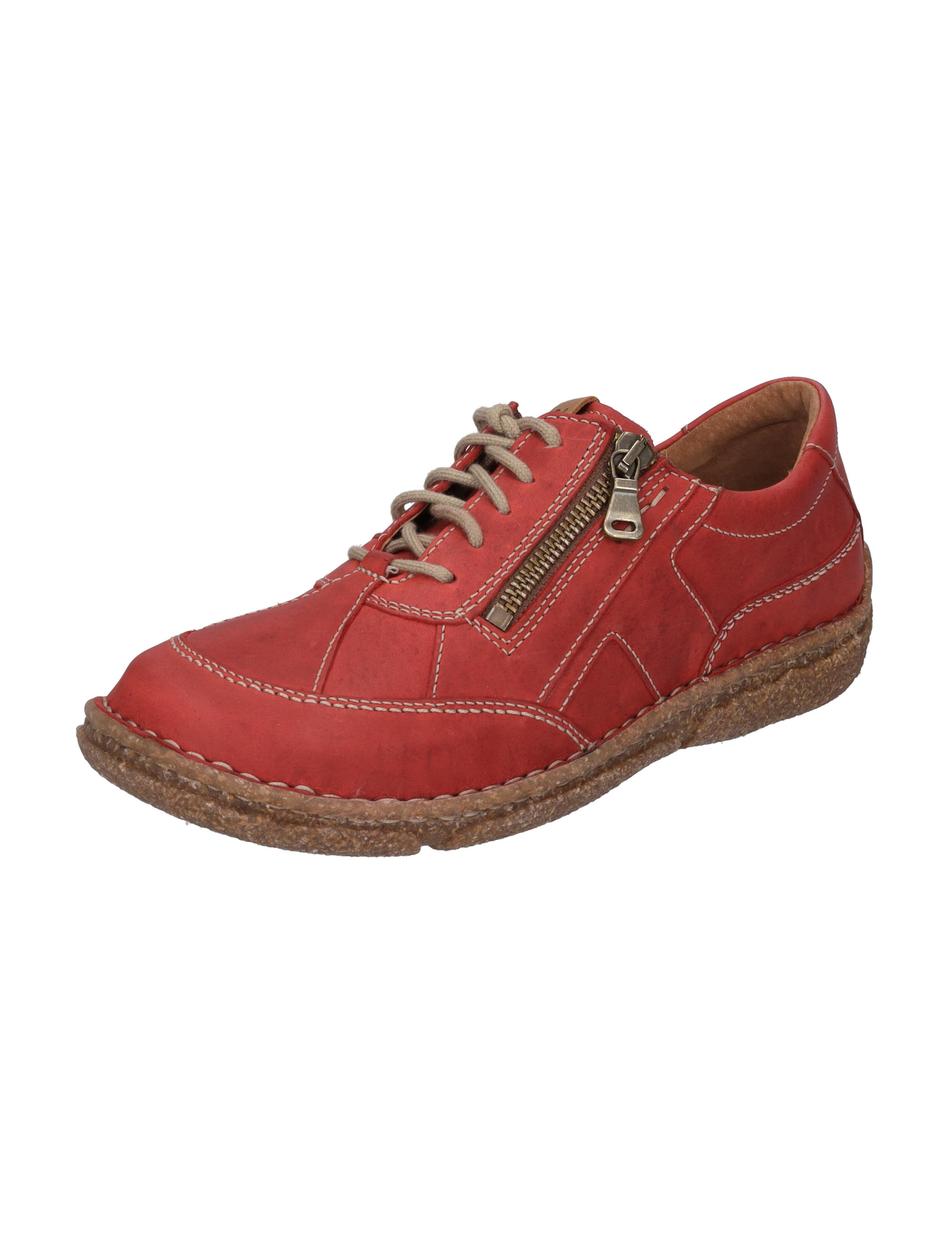 Halbschuh Neele 54, rot-kombi