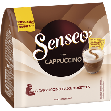 Senseo Cappuccino Koffiepads 8 Stuks 92 g