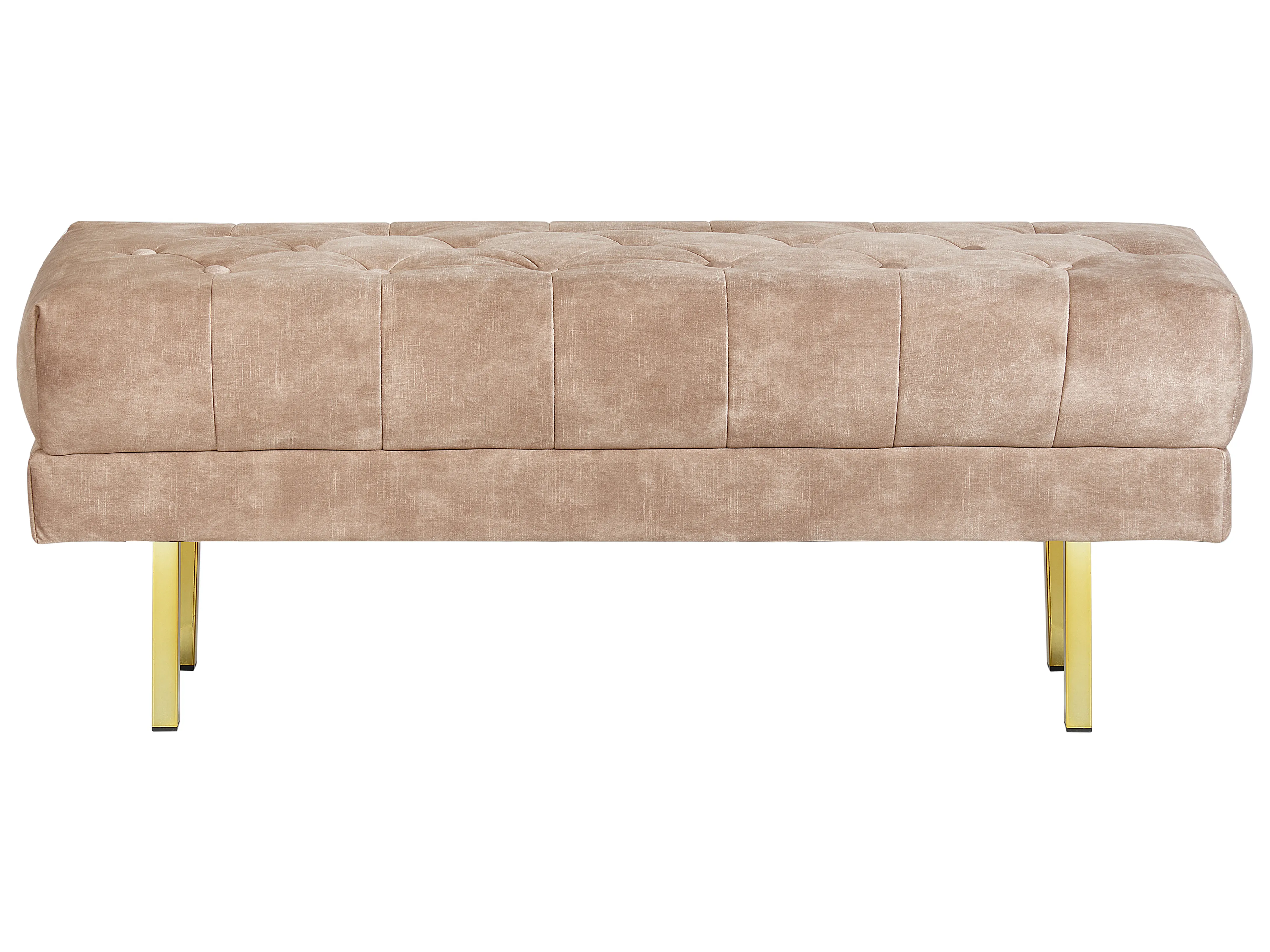 Bankje ROSEVILLE Fluweel Taupe