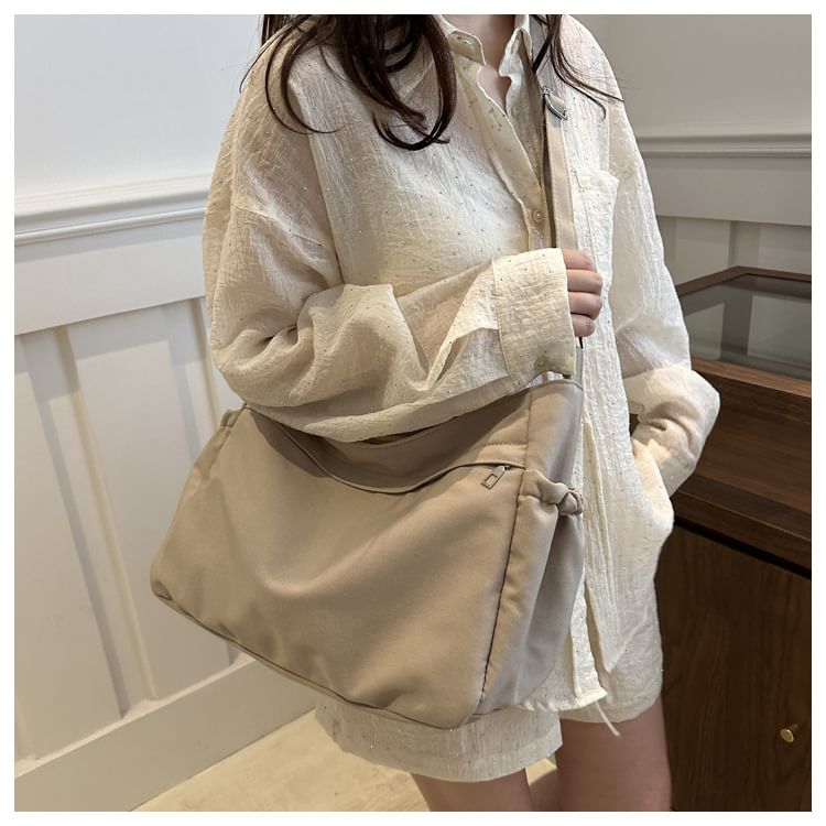 NewTown - Effen canvas tas