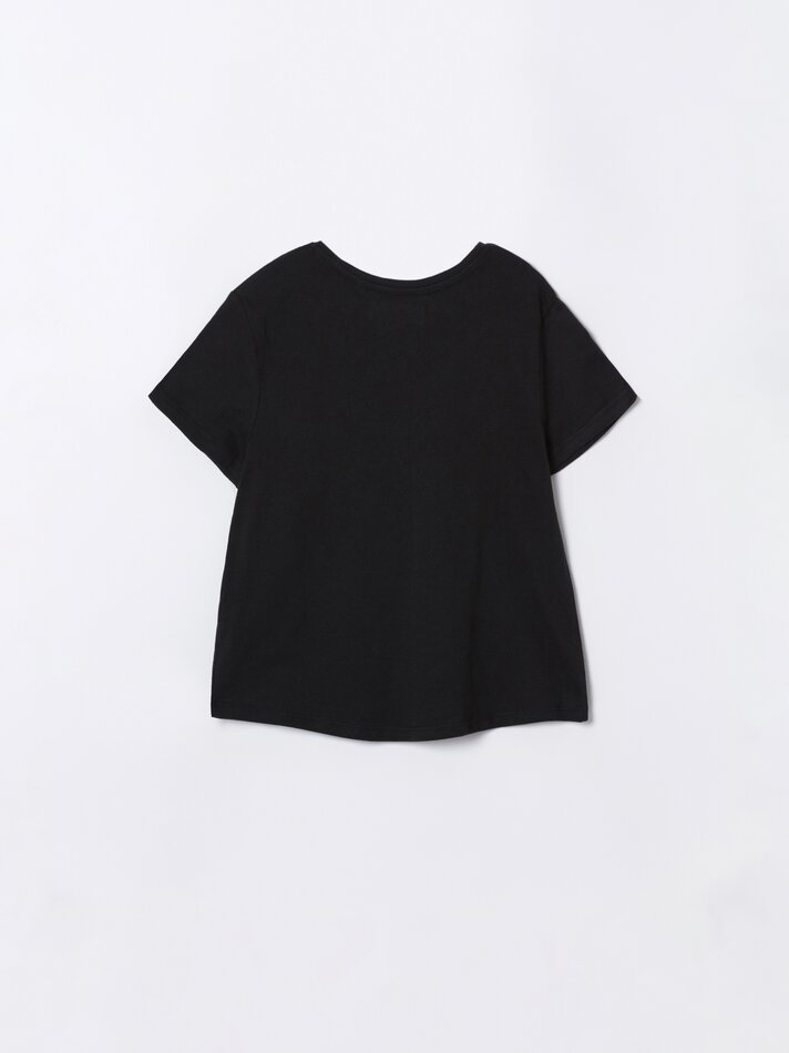 Conjunto com 2 camisetas combinando - Pretas