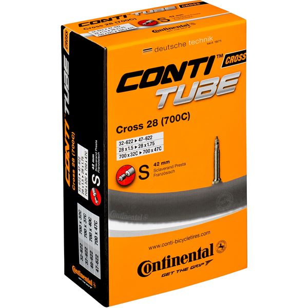 Continental Cross 700 x 32-47C Slange Racer Ventil 42 MM