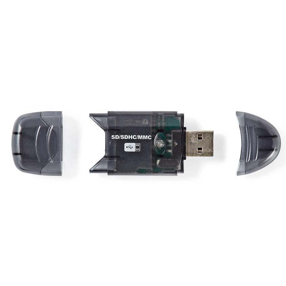 Nedis CRDRU2100BK SD/SDHC/MMC kaartlezer USB