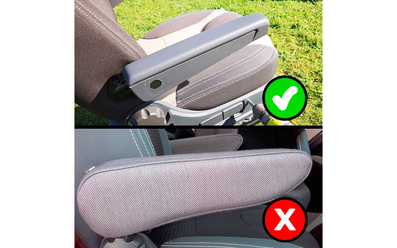 Sitzbezüge Capitan 2 Stück Fiat Ducato, Citroën Jumper, Peugeot Boxer Bj. 2006 - 2020