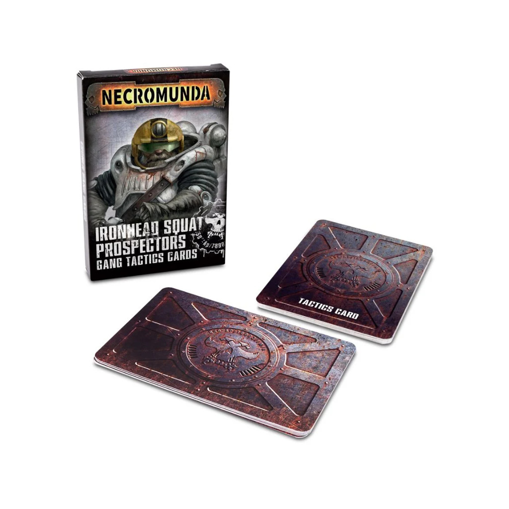 Necromunda : Gang Tactics Cards - Ironhead Squat Prospectors