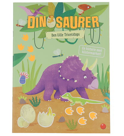 Forlaget Bolden Stickerbuch - Dinosaurier: Der Klein Tricerat