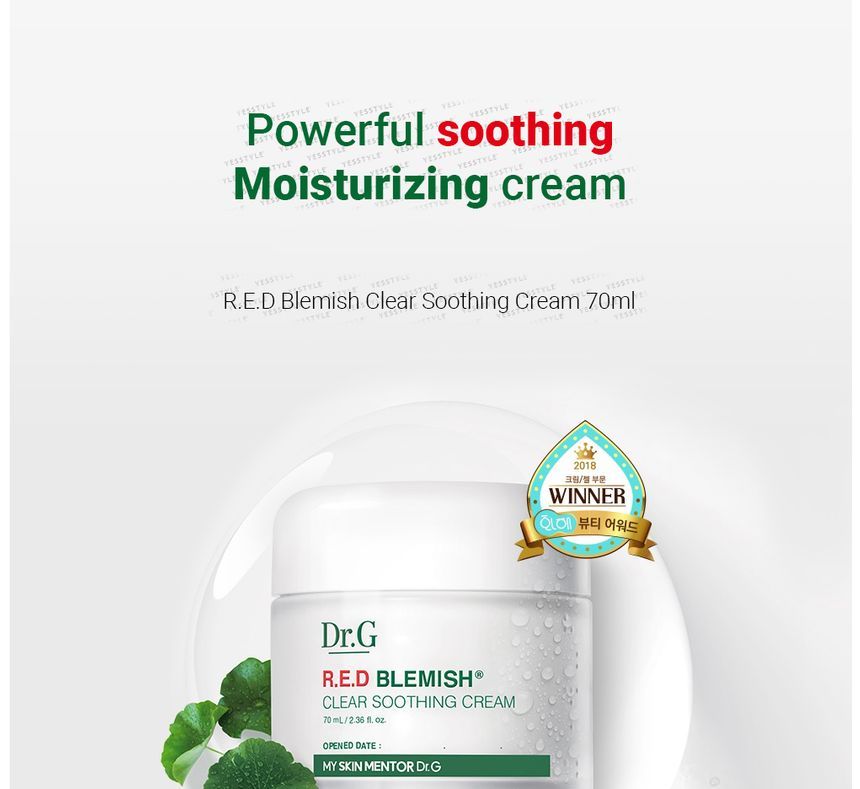Dr.G - RED Blemish Clear Soothing Cream 70ml