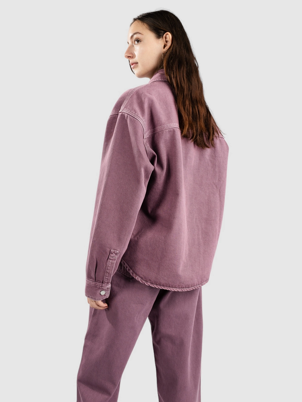 Carhartt WIP Georgia Jac Jacket dusty fuchsia stone dyed