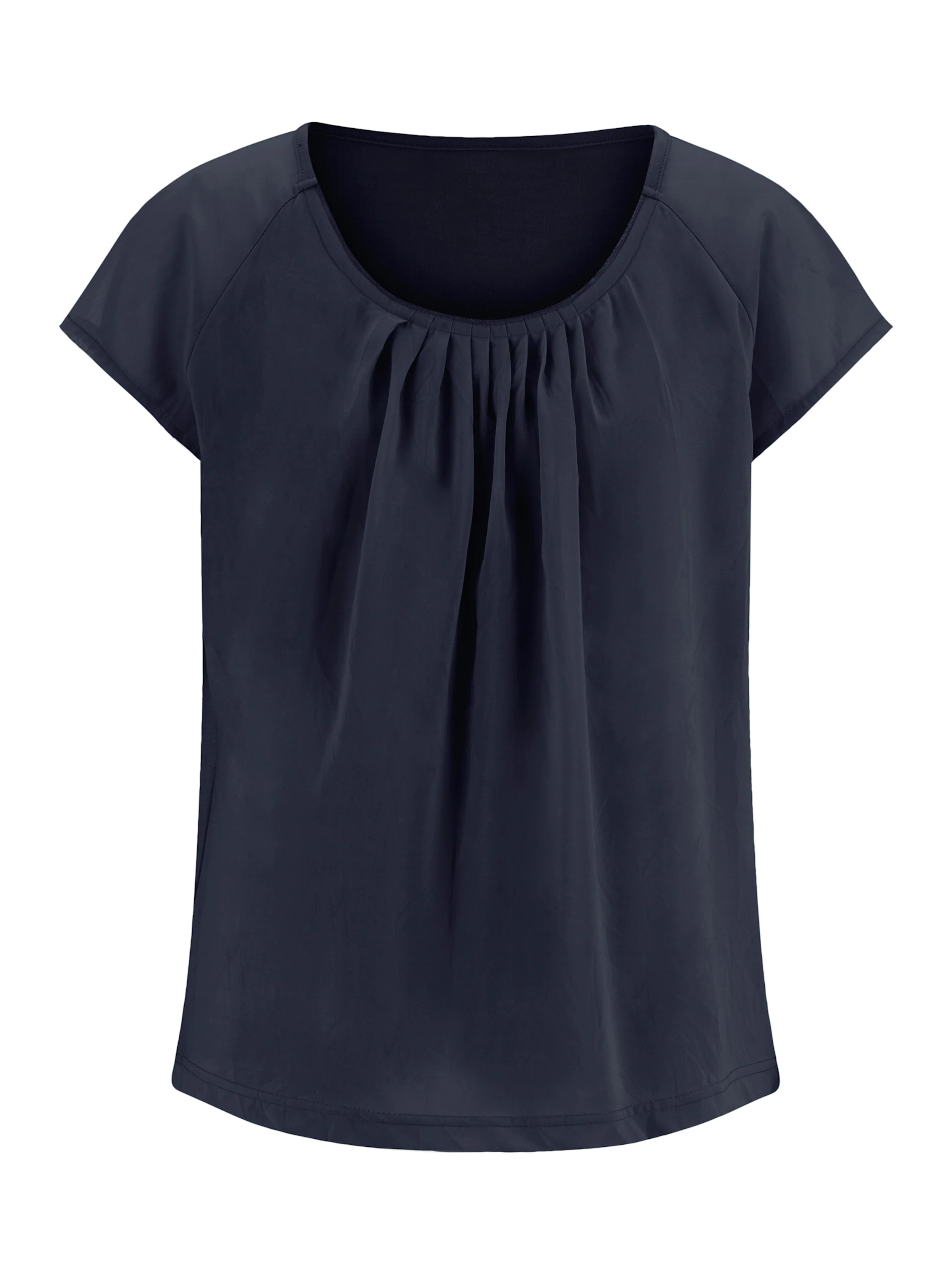 Blusenshirt in marine