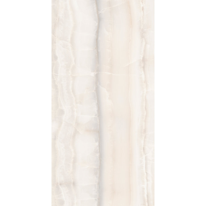 Carrelage sol et mur blanc brillant Onyx 90 x 180 cm
