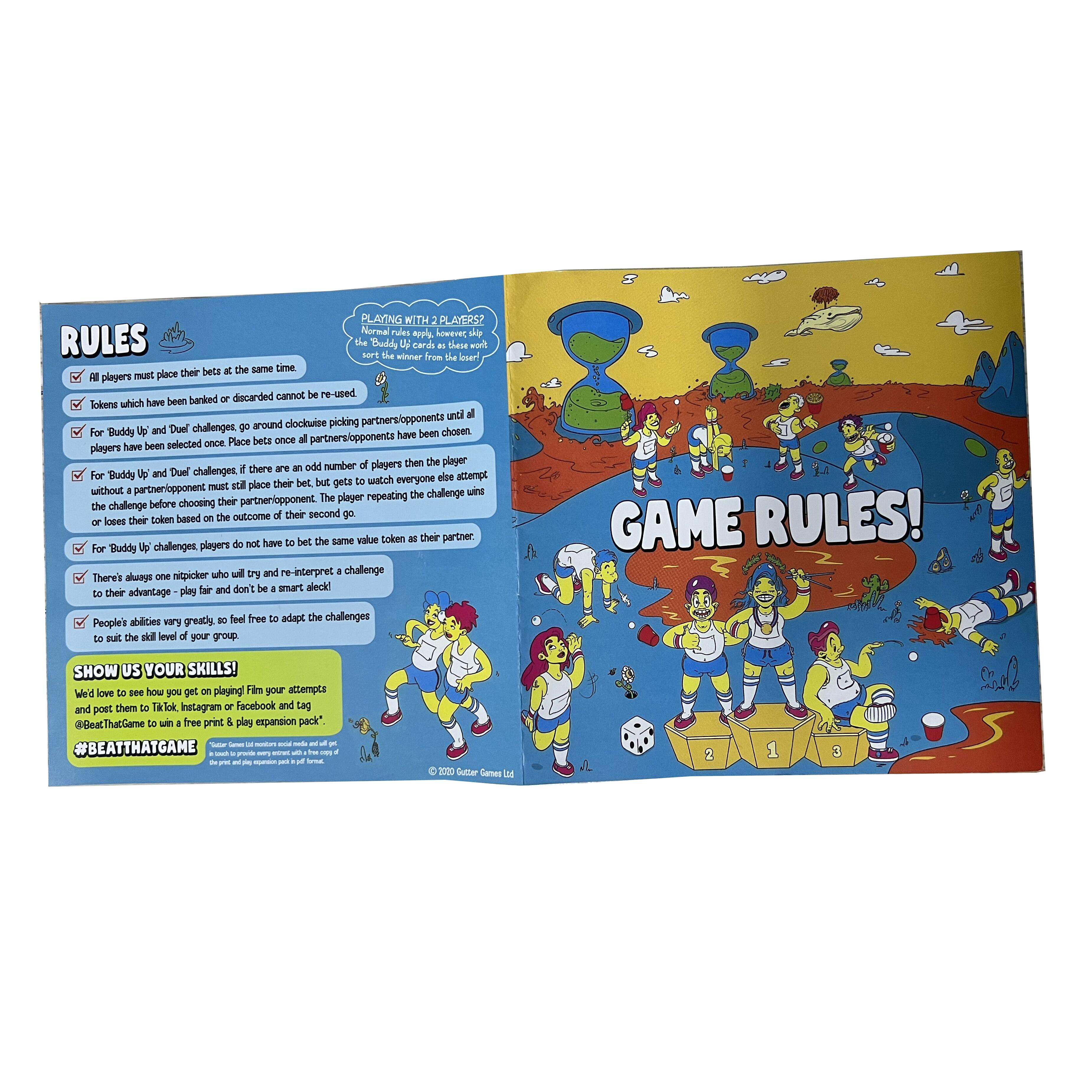 (265-tlg. Set) Verrücktes Gesellschaftsspiel Familien Wettkampf Party Spiel