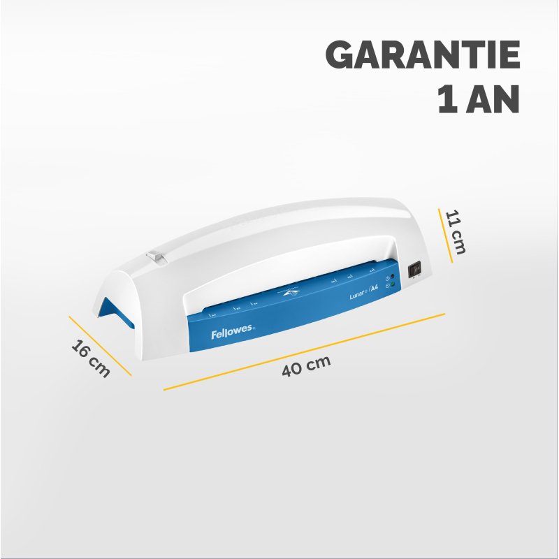Fellowes 5742801 machine à laminer Laminoir à froid 300 mm/min Bleu, Blanc
