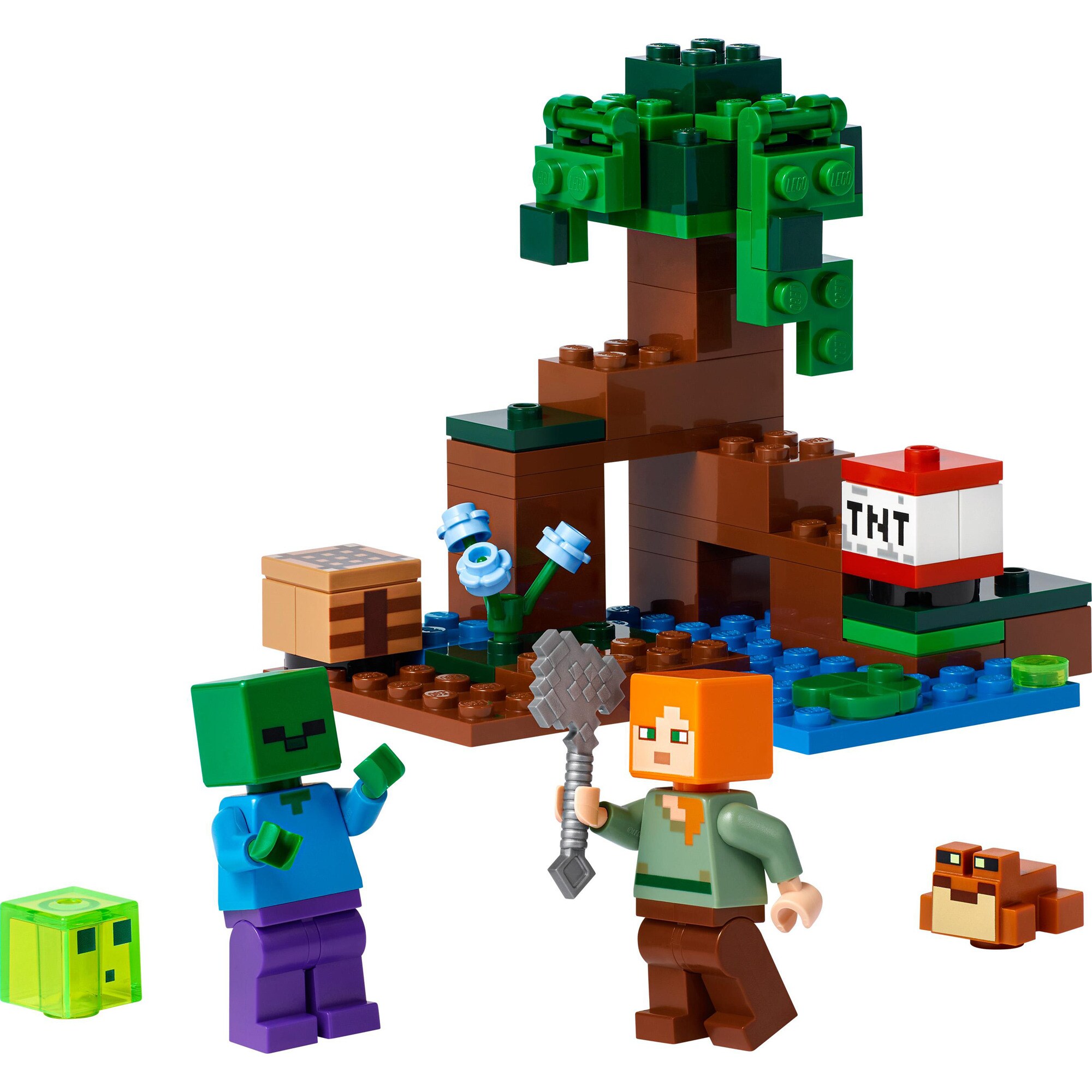 LEGO Konstruktionsspielzeug Minecraft Das Sumpfabenteuer
