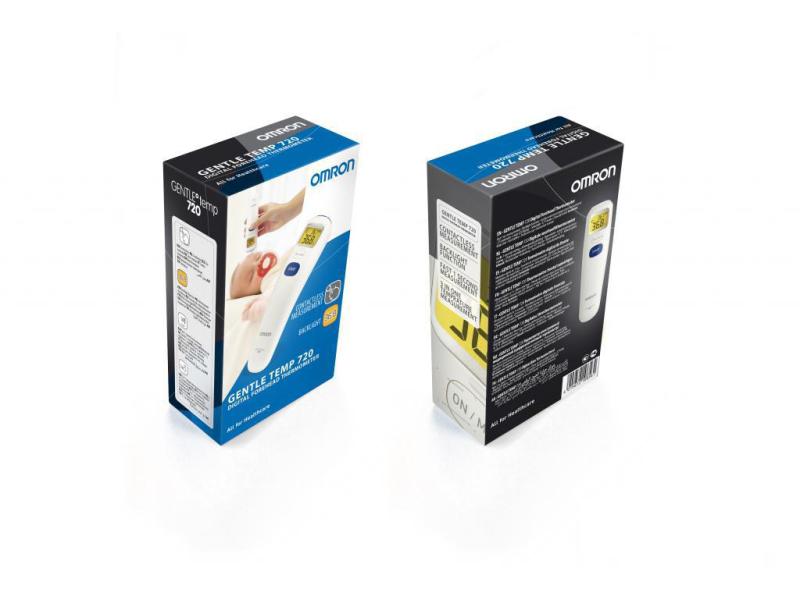 Omron Infrarot-Fieberthermometer Gentle Temp 720 Infrarot Fiebermesser