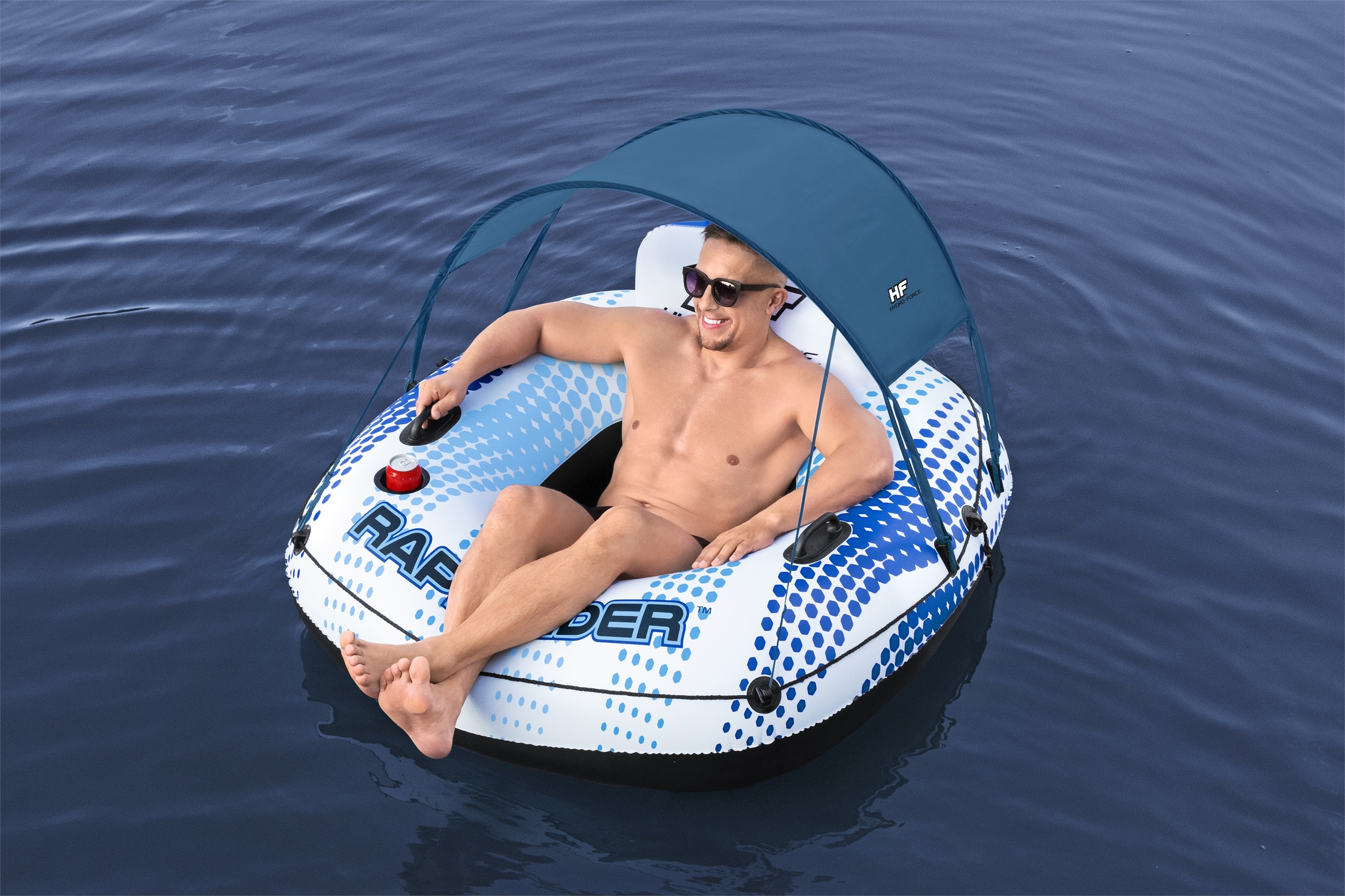 Schwimmring Sessel Rapid Rider mit Dach 123 cm