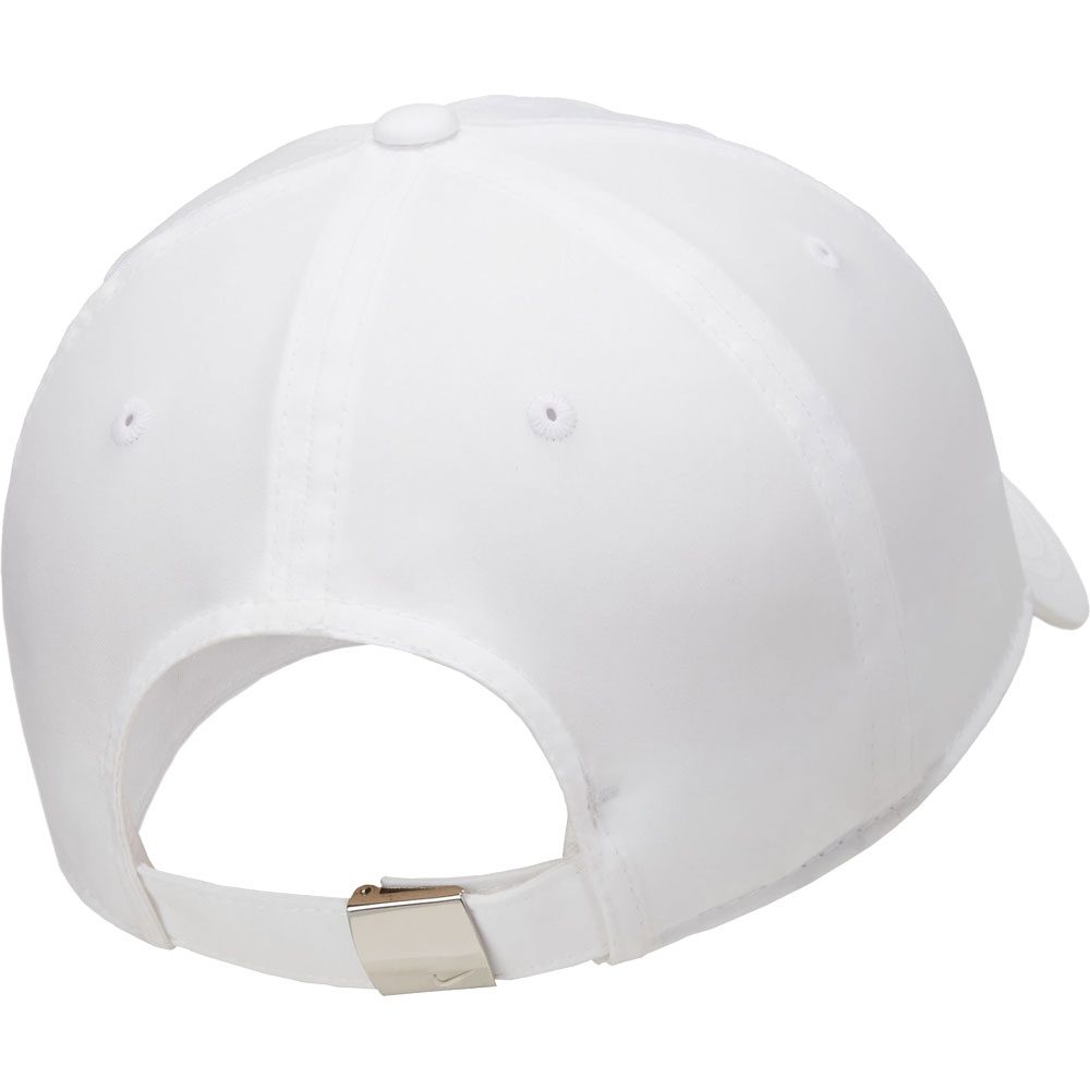Nike Dri-Fit Club Unstructured Metall Swoosh Cap white