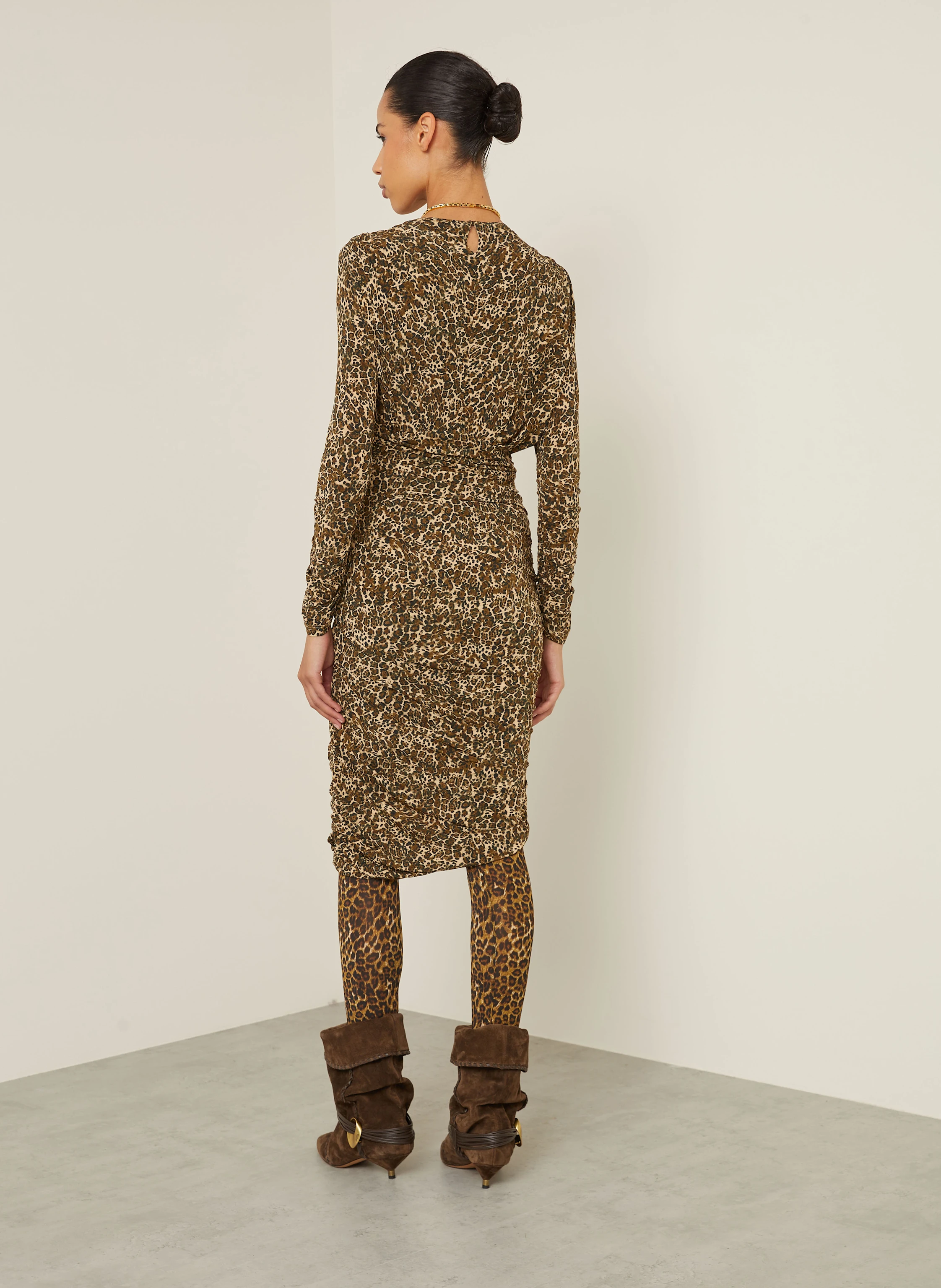 ISABEL MARANT Jerseykleid ZORAH in Wickeloptik