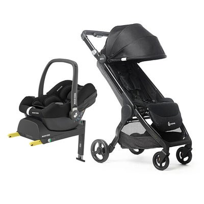 Ergobaby Metro+ Trille inkl. Maxi-Cosi CabrioFix i-Size Babybilstol & Base, Black