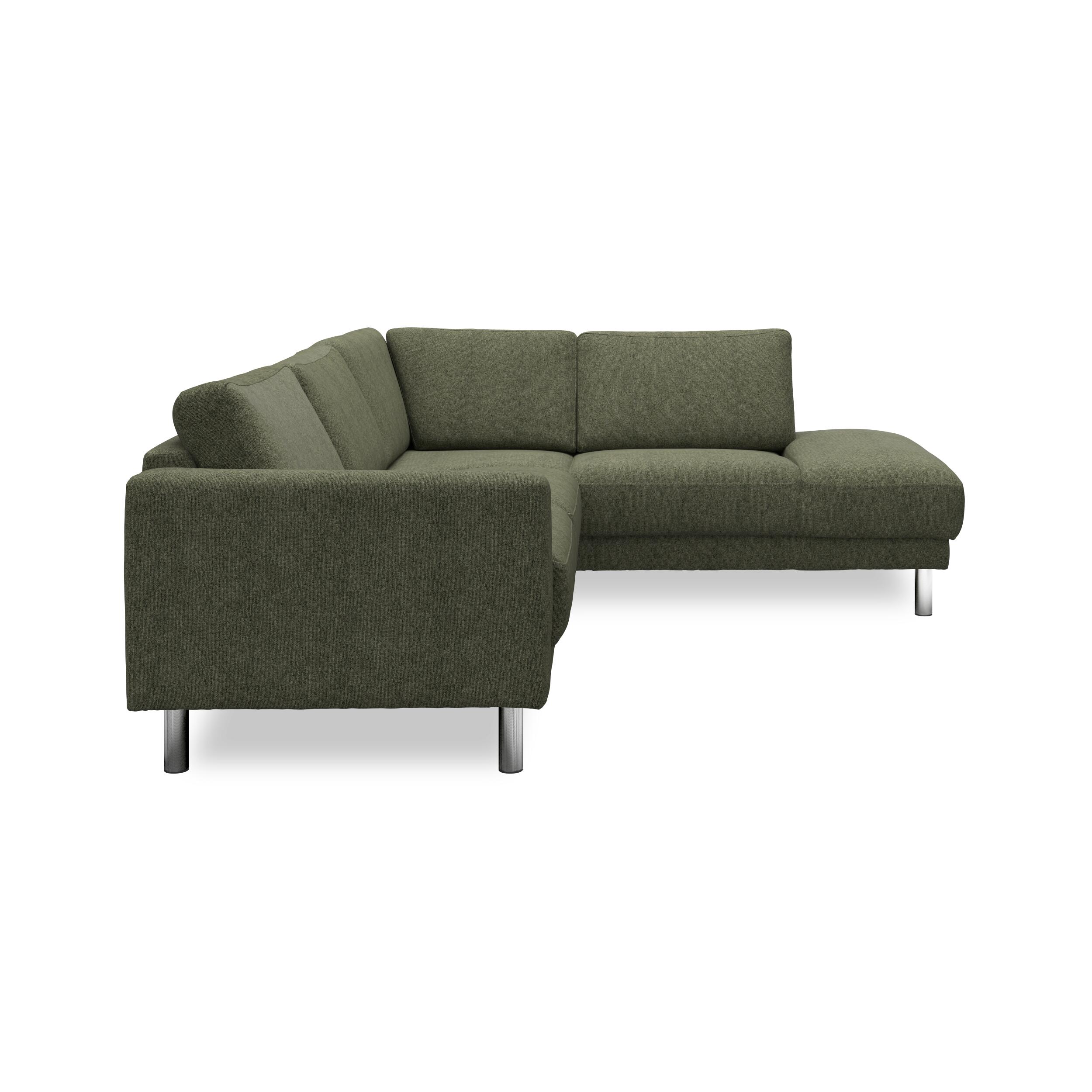 Cleveland højrevendt sofa med pufafslutning