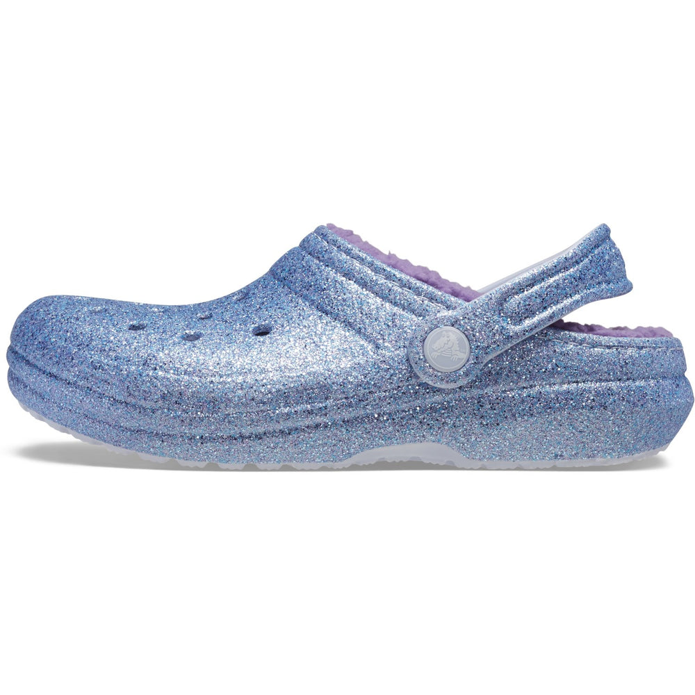 Køb Crocs Frosted Glitter Classic Lined Glitter Clog