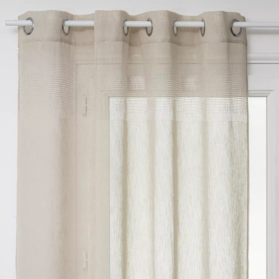 Voilage œillets (140 x 240 cm) Sab Beige