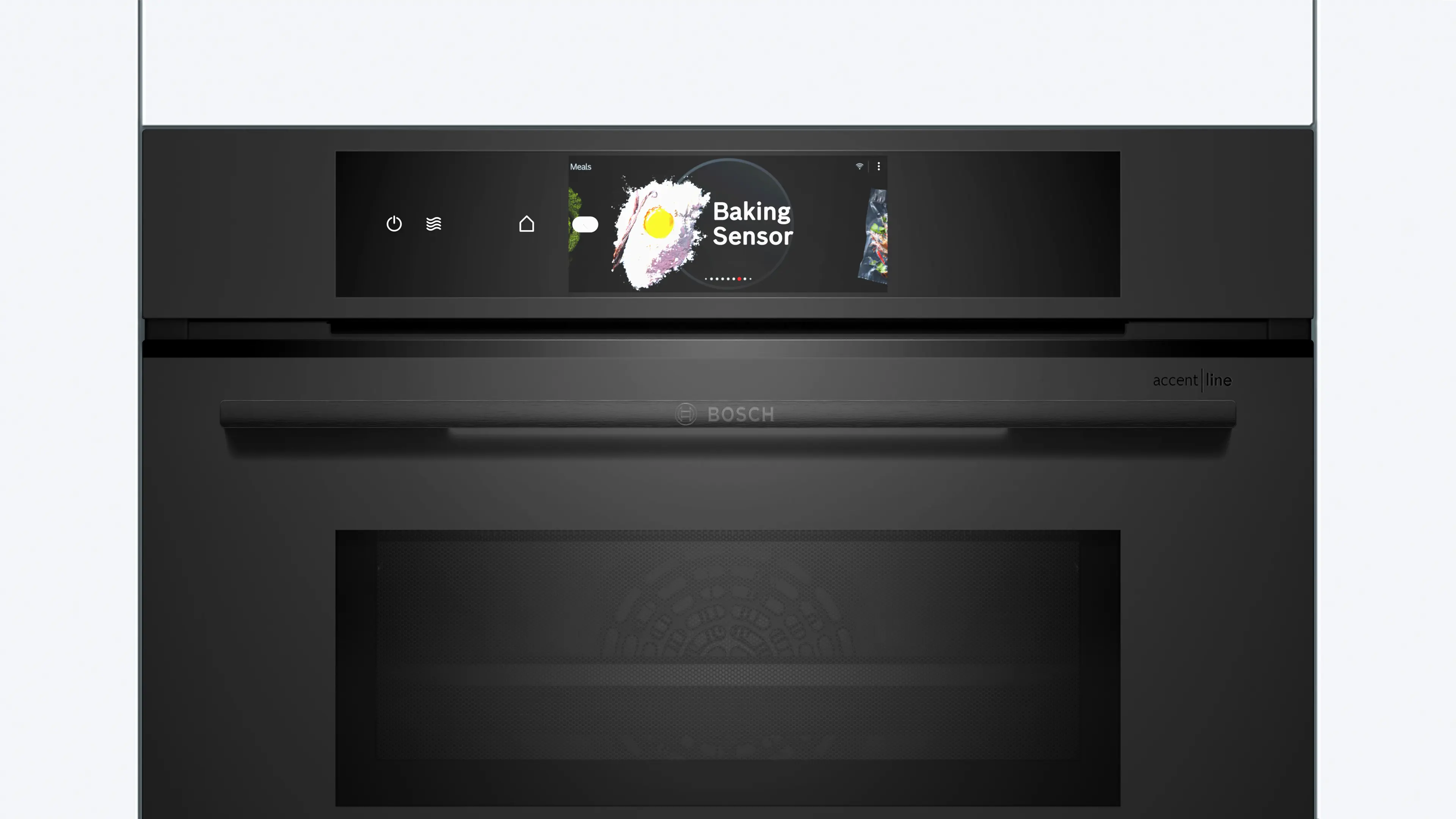 Serie 8 Compacte bakoven met magnetron 60 x 45 cm Mat zwart