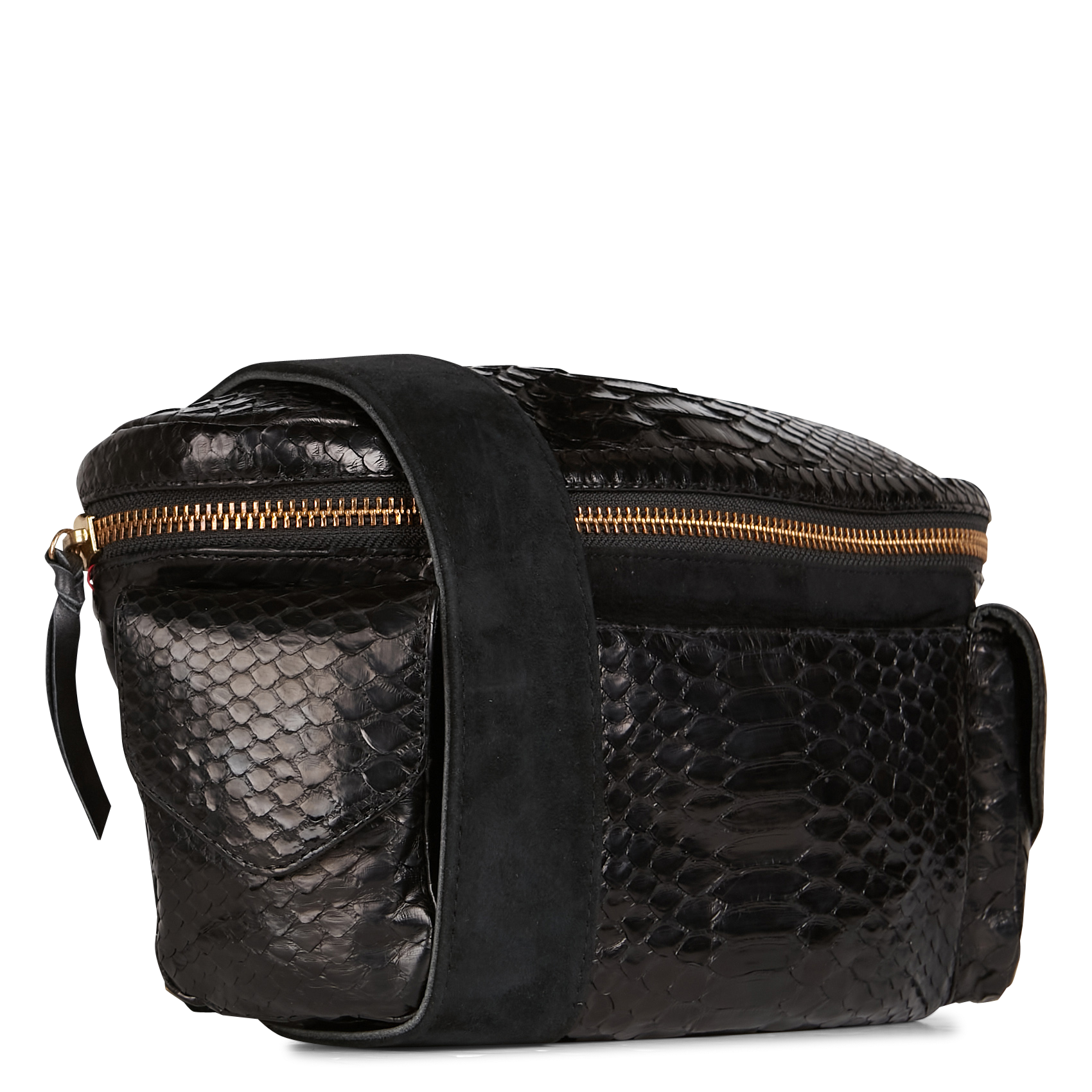 JULES - Sac banane en python | Noir