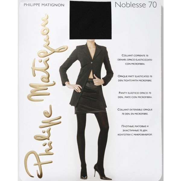 Philippe Matignon Collants de Microfibra Opacos de 70 Deniers Preto XL - A6538848